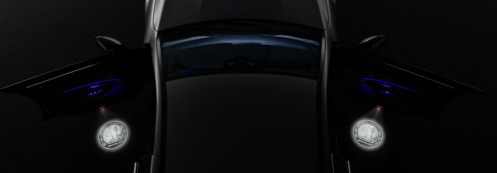 MERCEDES BENZ AMG LOGO PROJECTOT LIGHTS Nr.28 (Menge 1 = 1 Sets/2 Türleuchten)