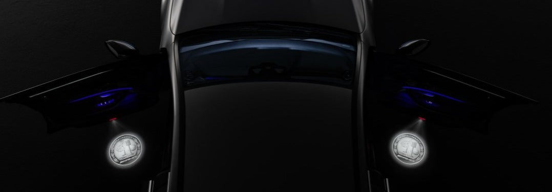 MERCEDES BENZ AMG LOGO PROJECTOT LIGHTS Nr.28 (Menge 1 = 1 Sets/2 Türleuchten)