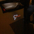 Volkswagen Door lights GTI NÜRBURGRING Logo n. 67 (quantità 1 = 2 Logo Films /2 da luci)