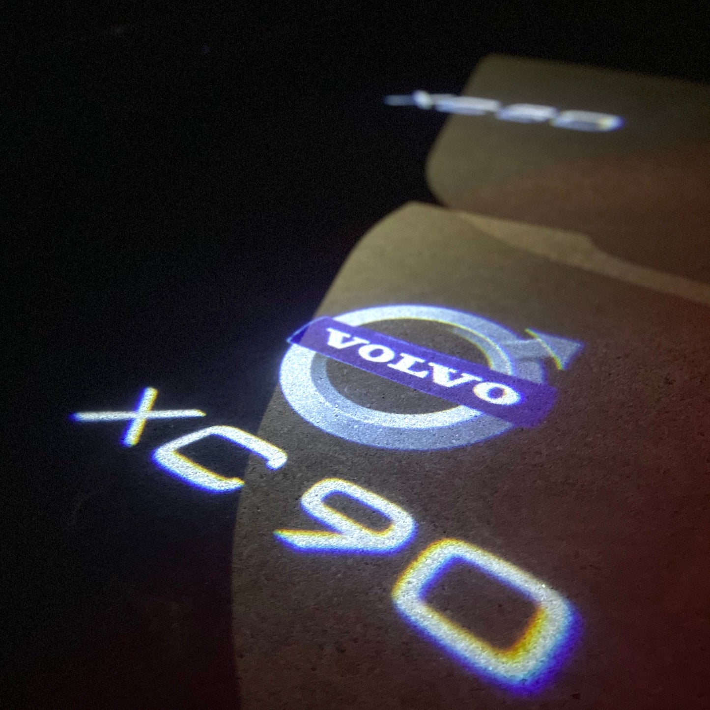 XC 90 LOGO PROJECROTR LIGHTS Nr.11 (Menge 1 = 2 Logo Film / 2 Türleuchten)