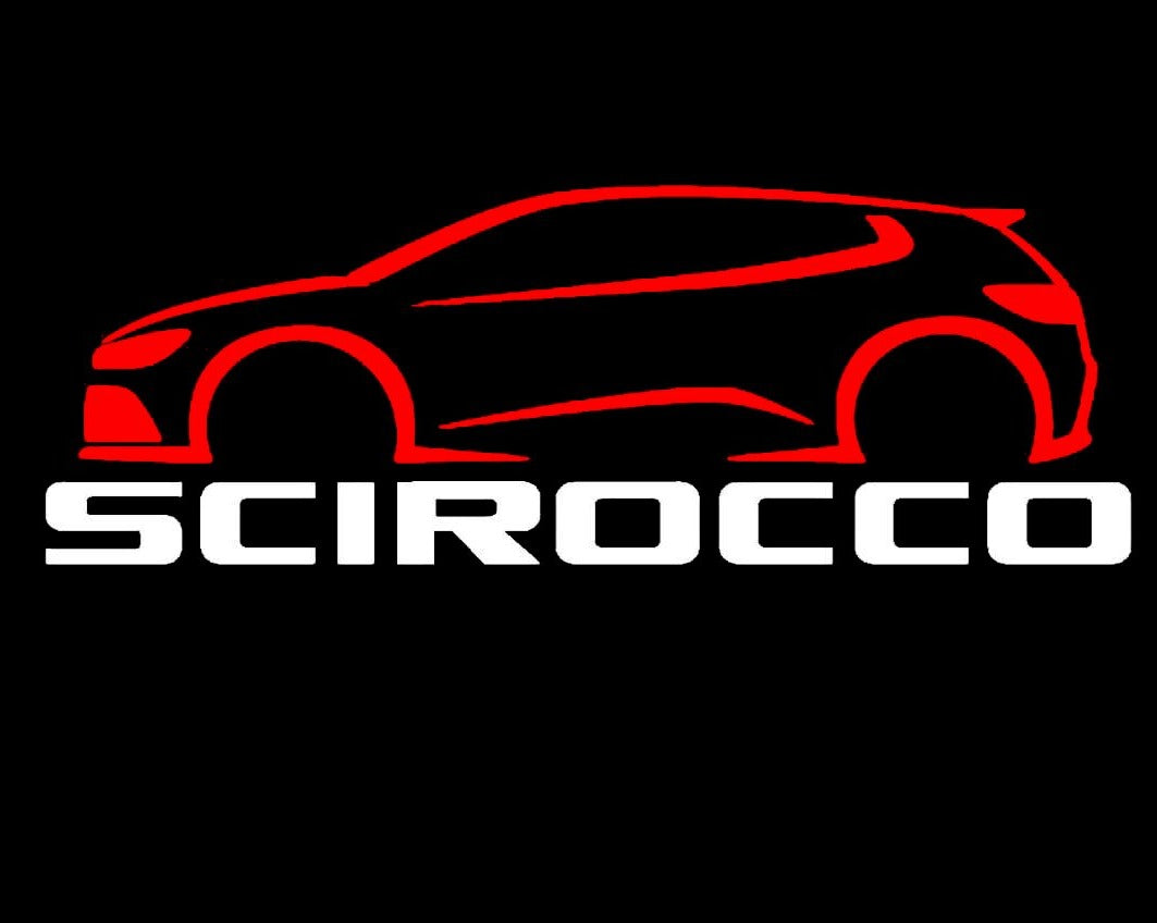 Volkswagen SCIROCCO Logo Nr. 145 (Menge 1 = 2 Logofolien /2 Türleuchten)