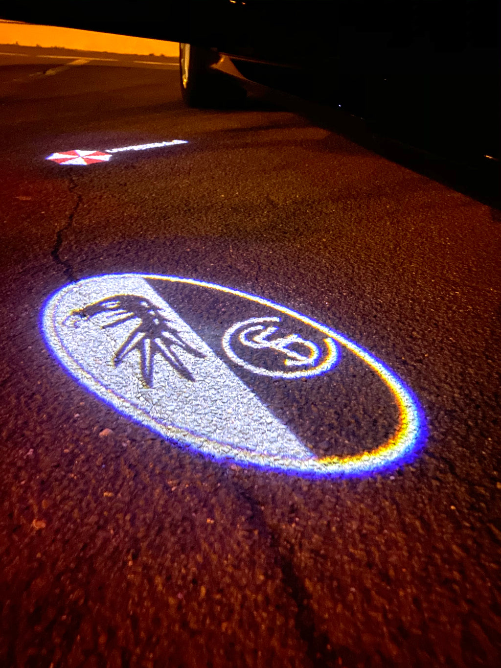 Fußball CLUB Logo Nr.258 (Menge 1 = 2 Logofilme /2 Türleuchten)