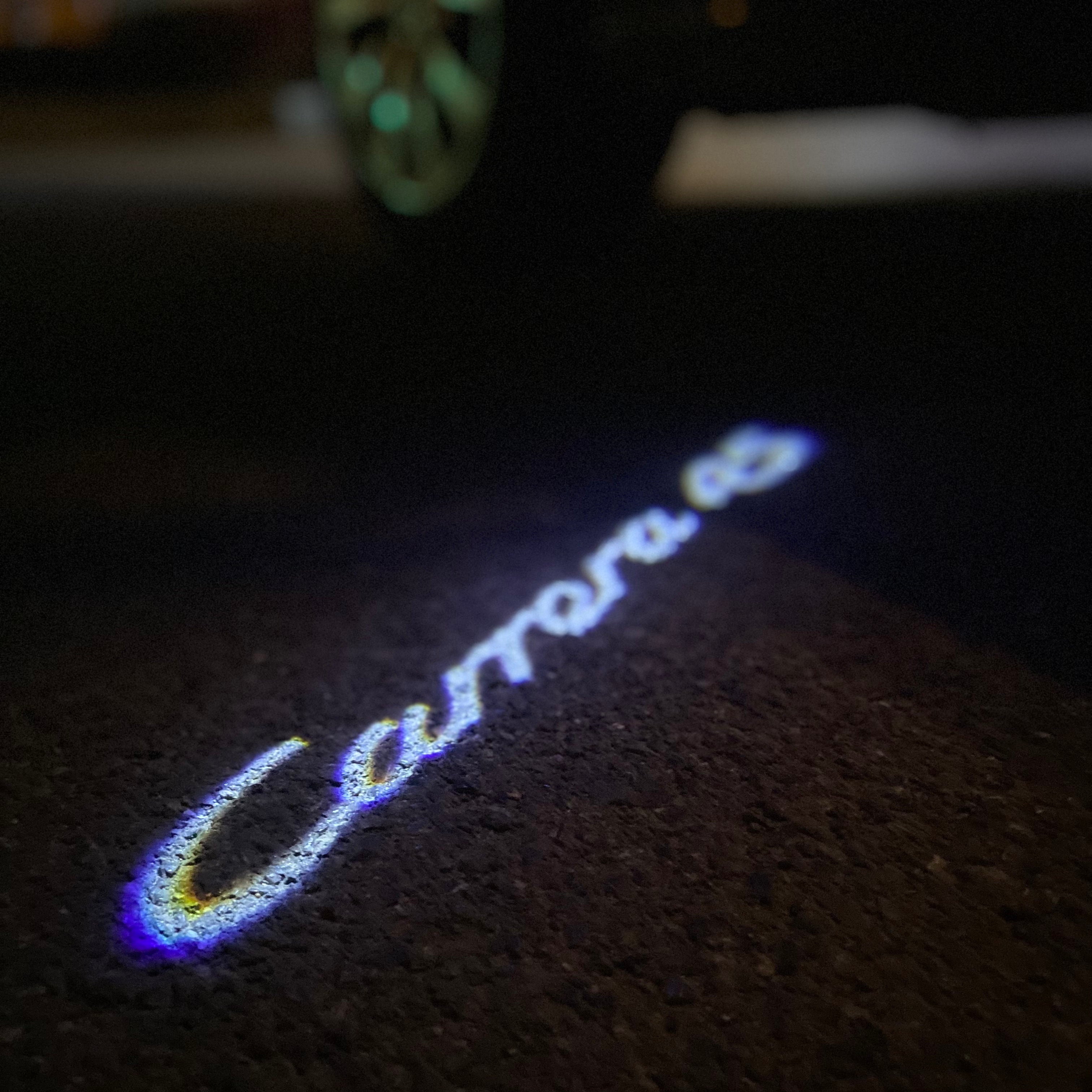 PORSCHE LOGO PROJECTOT LIGHTS Nr.80 (cantidad 1 = 2 logo película / 2 luces de puerta)