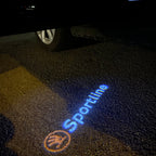 SKODA LOGO PROJECTOR LIGHTS Nr.95 (quantité 1 = 2 Film Logo / 2 lumières de porte)