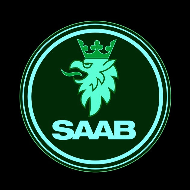 SAAB  Original LOGO PROJECROTR LIGHTS Nr.25123 (quantity 1 = 1 sets/2 door lights)