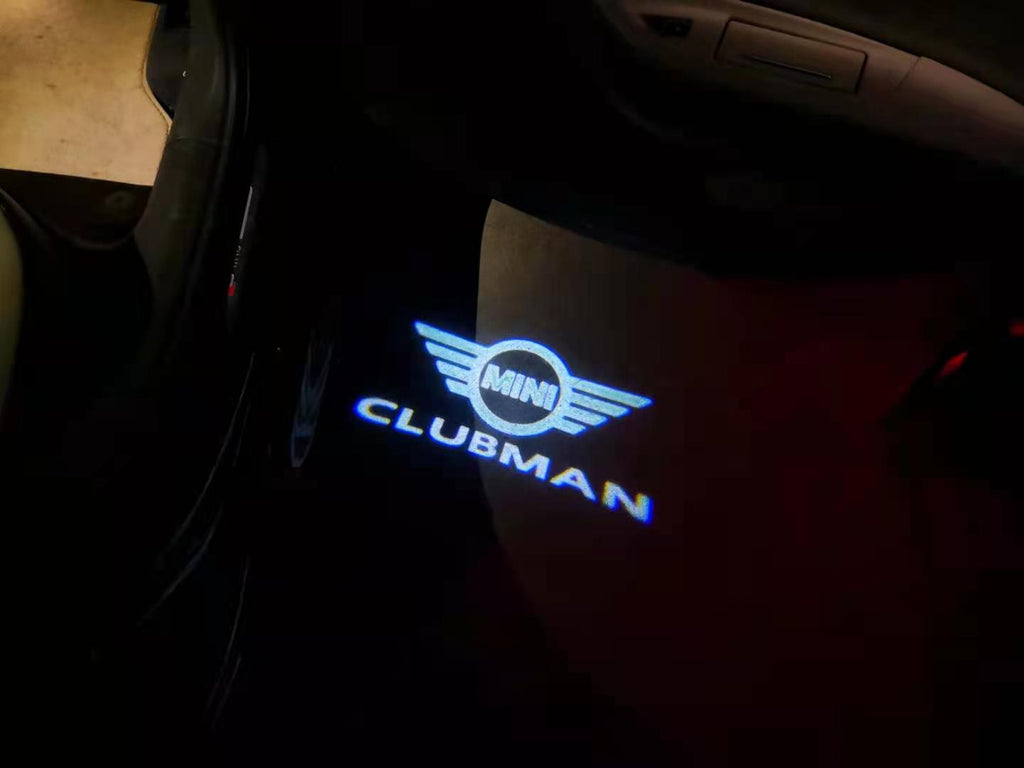 MINI CLUBMAN LOGO PROJECTOR LIGHTS Nr.130 (quantité 1 = 2 Film Logo / 2 feux de porte)