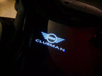 MINI CLUBMAN LOGO PROJECTOR LIGHTS Nr.130 (quantité 1 = 2 Film Logo / 2 feux de porte)