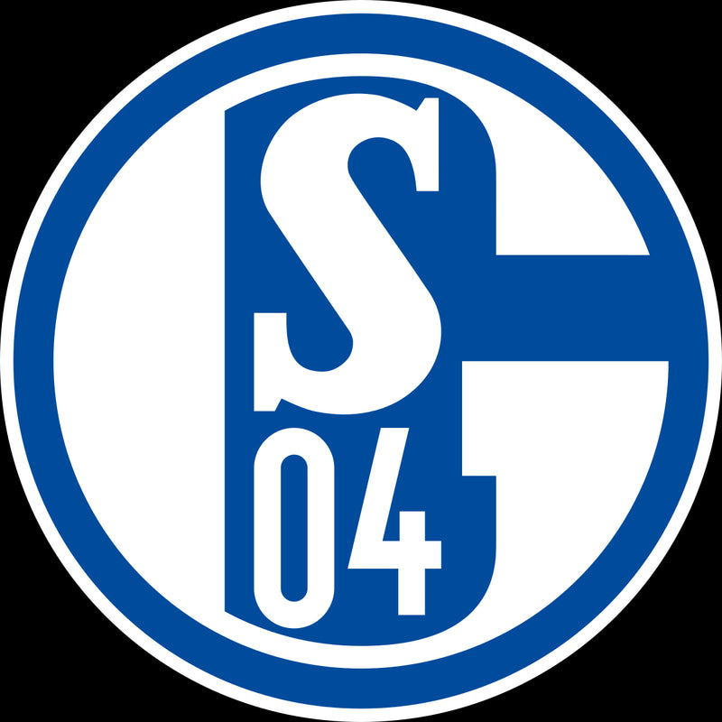 SCHALKE 04 Football CLUB Logo Nr.230 (Anzahl 1 = 2 Logo-Folien / 2 Türleuchten）