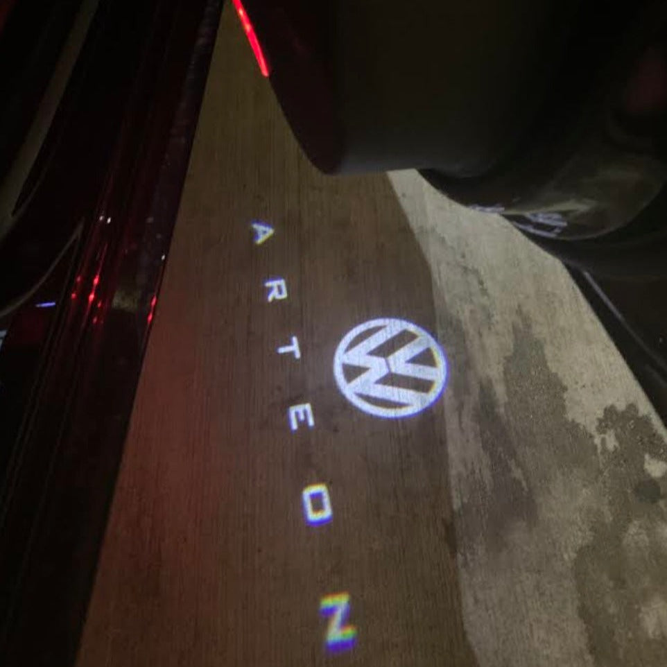 Volkswagen Arteon Door lights Logo Nr. 84 (quantità 1 = 2 Logo Films /2 luci porta)