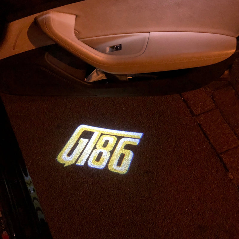 GT 86 LOGO PROJECTOT LIGHTS Nr.11  (quantity 1 = 2 Logo Films /2 door lights）