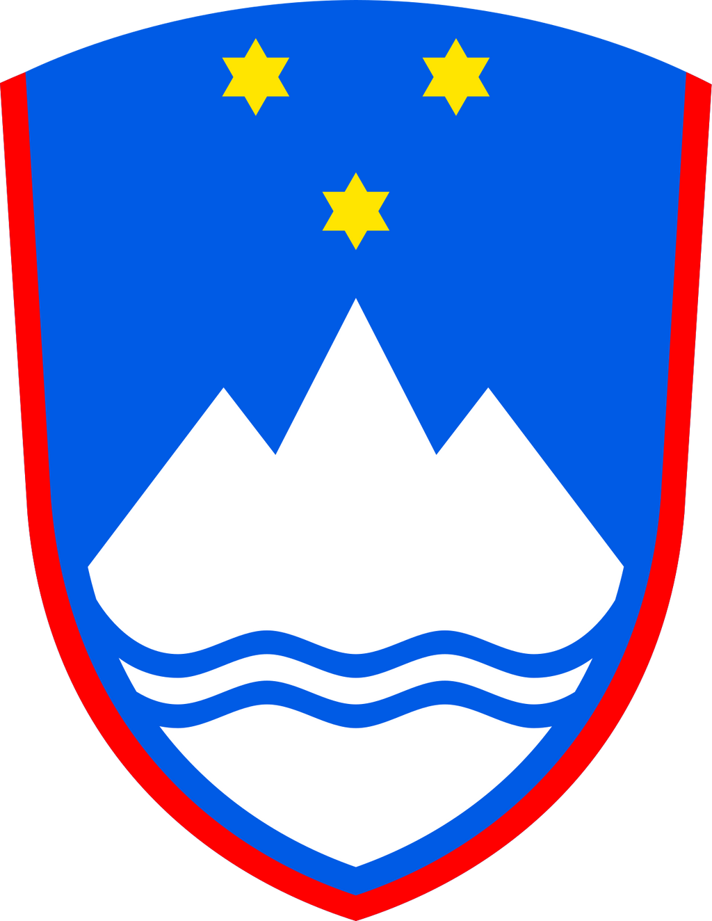 Republika Slovenija National Flag logo (quantité 1 = 1 ensembles / 2 film logo / Peut remplacer des lumières d’autres logos )