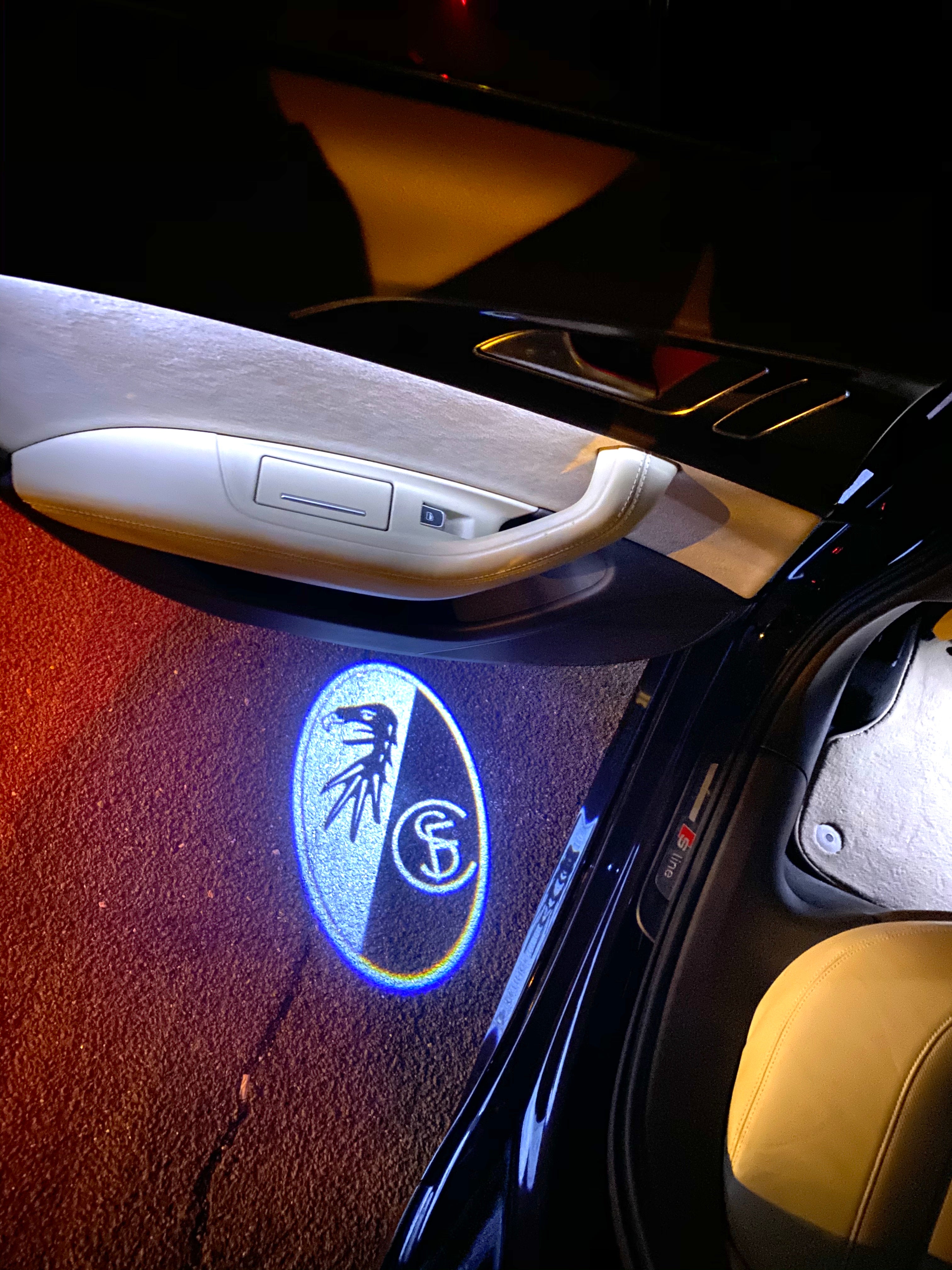 Fußball CLUB Logo Nr.258 (Menge 1 = 2 Logofilme /2 Türleuchten)