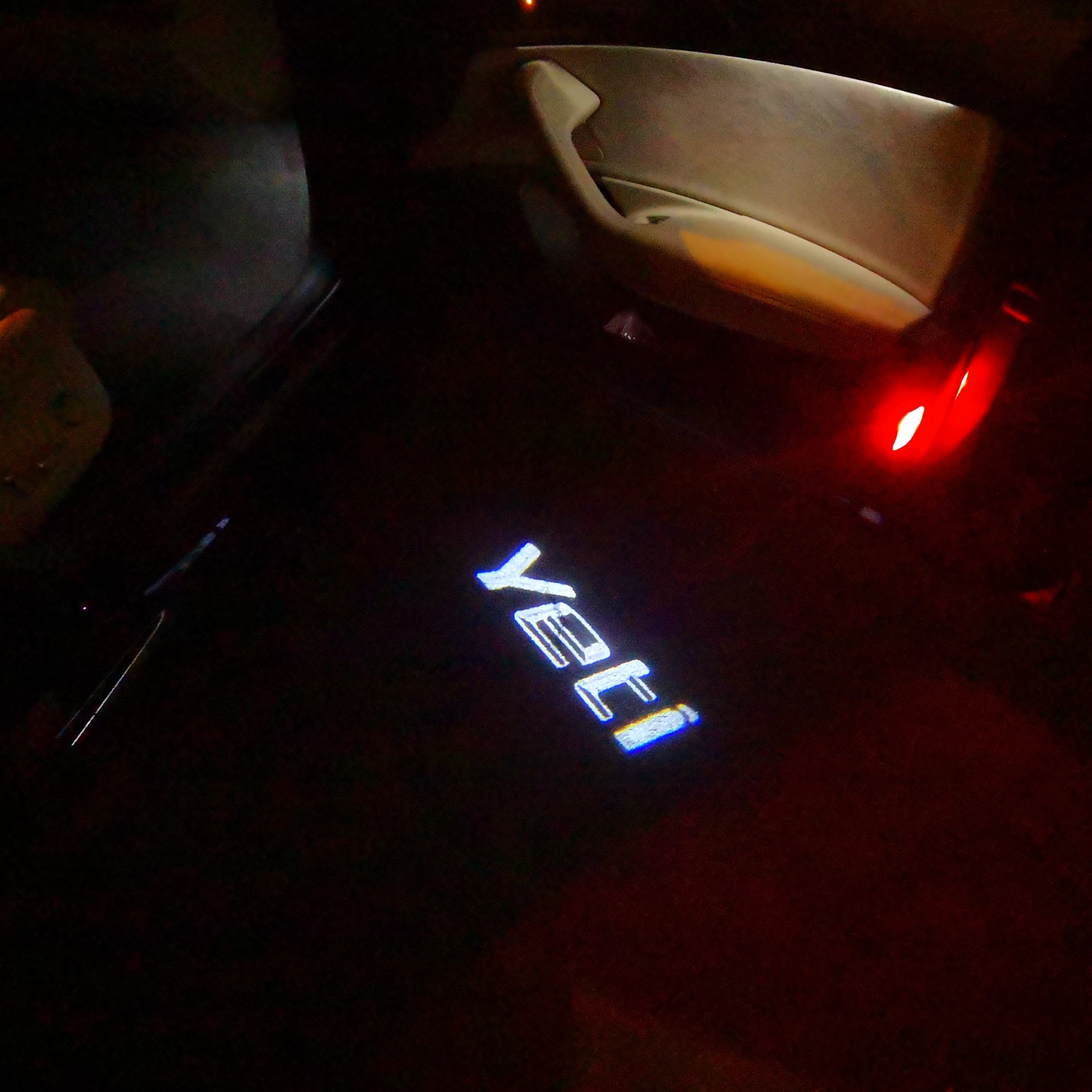 SKODA YETI LOGO PROJECTOT LIGHTS Nr.64 (quantité 1 = 2 Logo Film / 2 feux de porte)