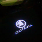SKODA OCTAVIA LOGO PROJECT LIGHTS Nr.49 (quantità 1= 2 Logo Film / 2 porte luci)