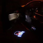 SKODA LOGO PROJECTOT LIGHTS Nr.01 (quantità 1 = 2 Logo Film / 2 luci porta)