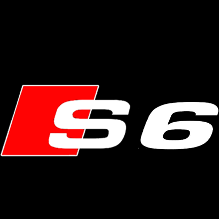 AUDI LOGO PROJECTOT LIGHTS Nr.27 (Menge 1 = 2 Logofolien /2 Türleuchten)