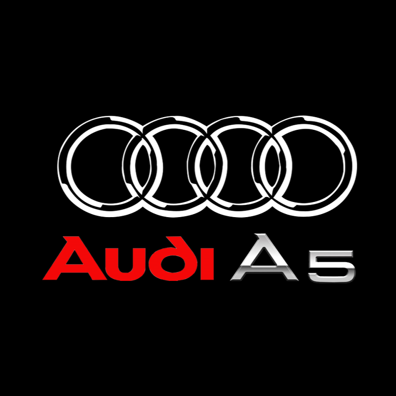 AUDI LOGO PROJECTOT LIGHTS Nr.43 (cantidad 1 = 2 películas con logotipo /2 luces de puerta)