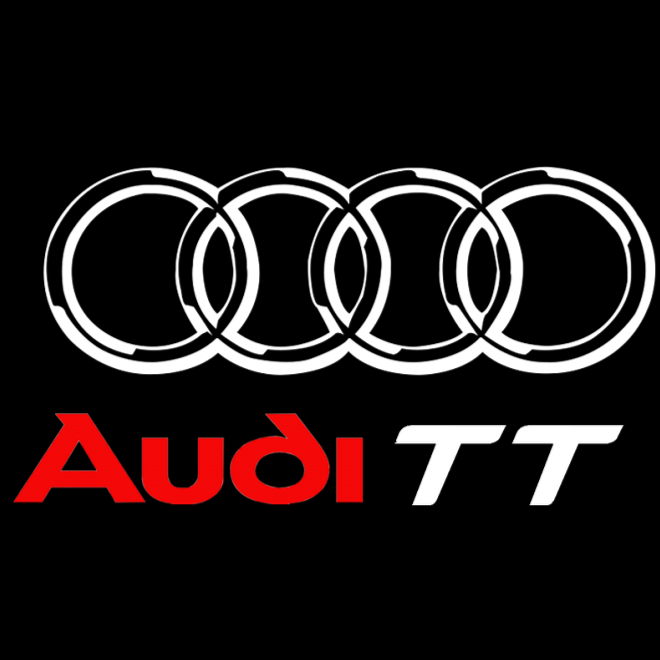 AUDI LOGO PROJECTOR LIGHTS Nr.107 (Menge 1 = 2 Logo Films / 2 Türlichter)