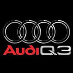AUDI LOGO PROJECTOT LIGHTS Nr.47 (quantità 1 = 2 Logo Films /2 luci porta)