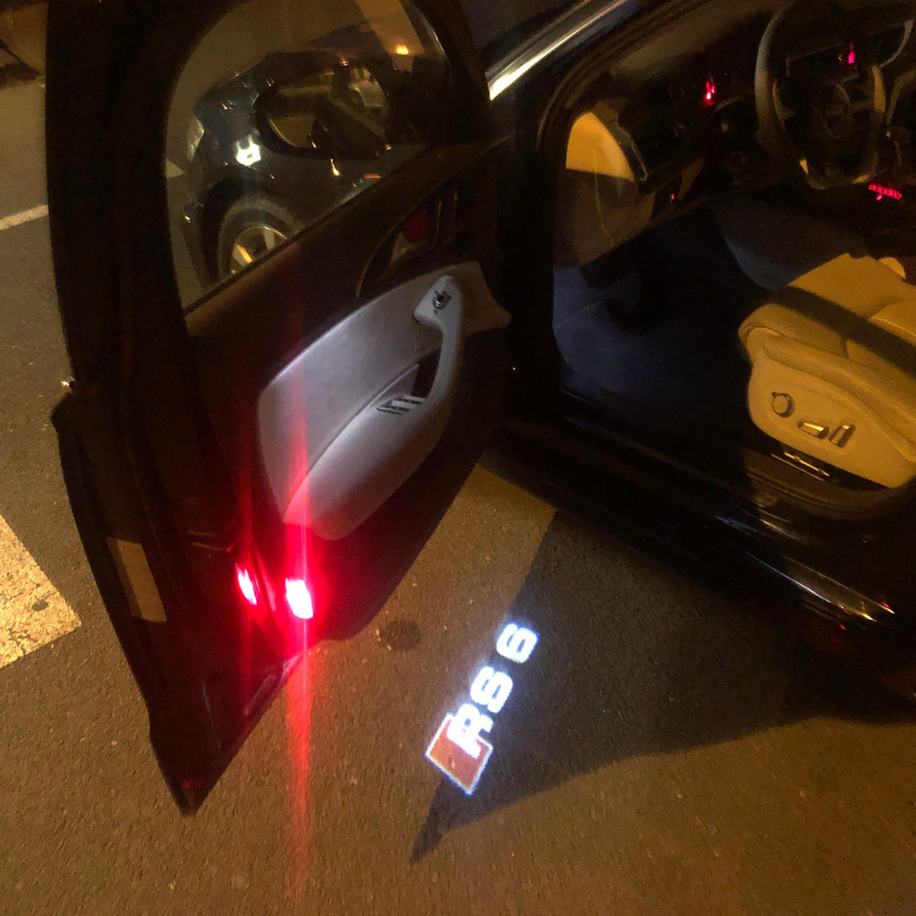 AUDI LOGO PROJECTOT LIGHTS Nr.55 (quantità 1 = 2 Logo Film /2 porta luci)