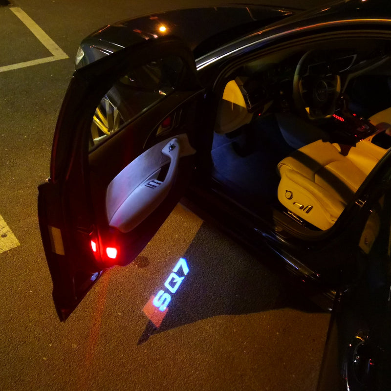 Skmuvhys Car Door Welcome Light Auto LED Einstiegsleuchten Logo