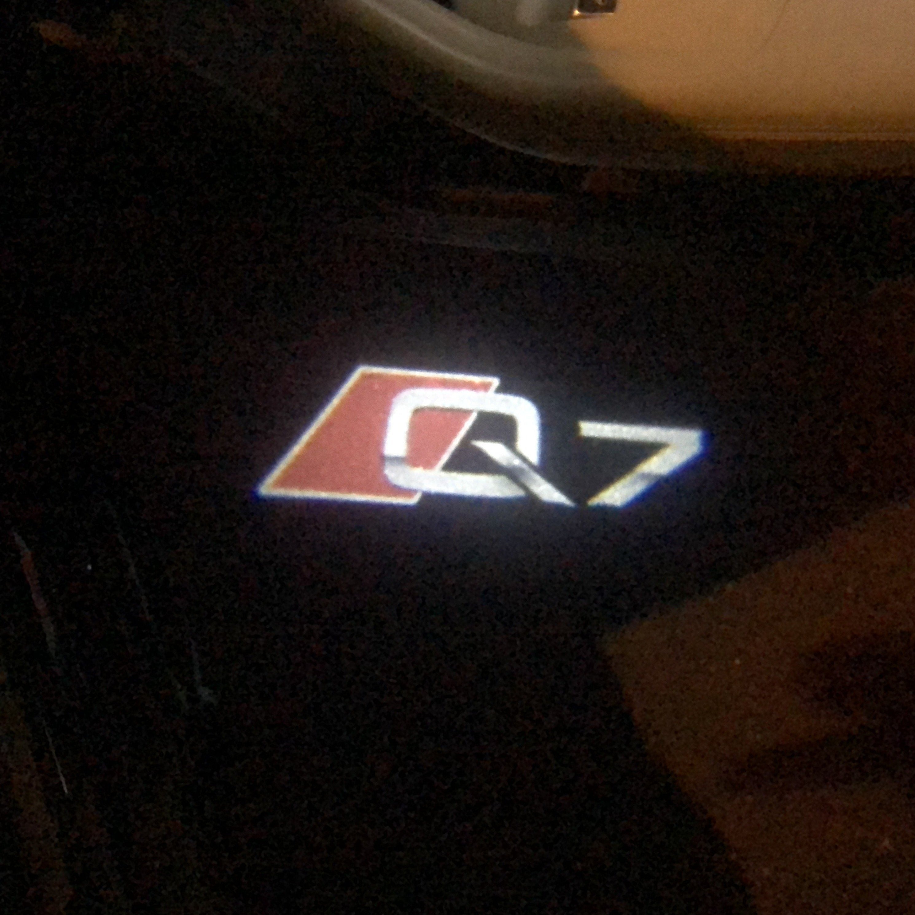 AUDI LOGO PROJECTOT LIGHTS Nr.79 (quantità 1 = 2 Logo Films /2 luci porta)