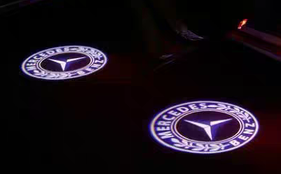 MERCEDES BENZ LOGO PROJECTOT LIGHTS Nr.10 (cantidad 1 = 1 juego/2 luces de puerta)