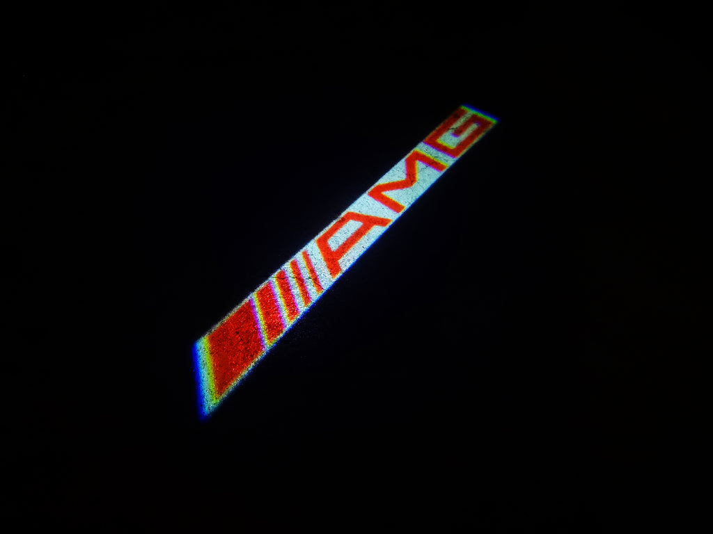 MERCEDES BENZ AMG LOGO PROJECTOT LIGHTS Nr.14 (Menge 1 = 1 Sets/2 Türleuchten)