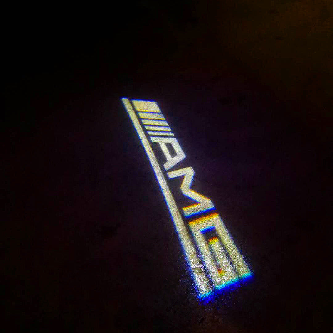 MERCEDES BENZ AMG LOGO PROJECTOT LIGHTS Nr.13 (Menge 1 = 1 Sets/2 Türleuchten)