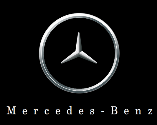 أضواء بروجكتور شعار MERCEDES BENZ رقم 01 (الكمية 1 = 1 مجموعة / 2 أضواء باب)