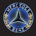 MERCEDES BENZ LOGO PROJECTOT LIGHTS Nr.01 (Menge 1 = 1 Sets/2 Türleuchten)