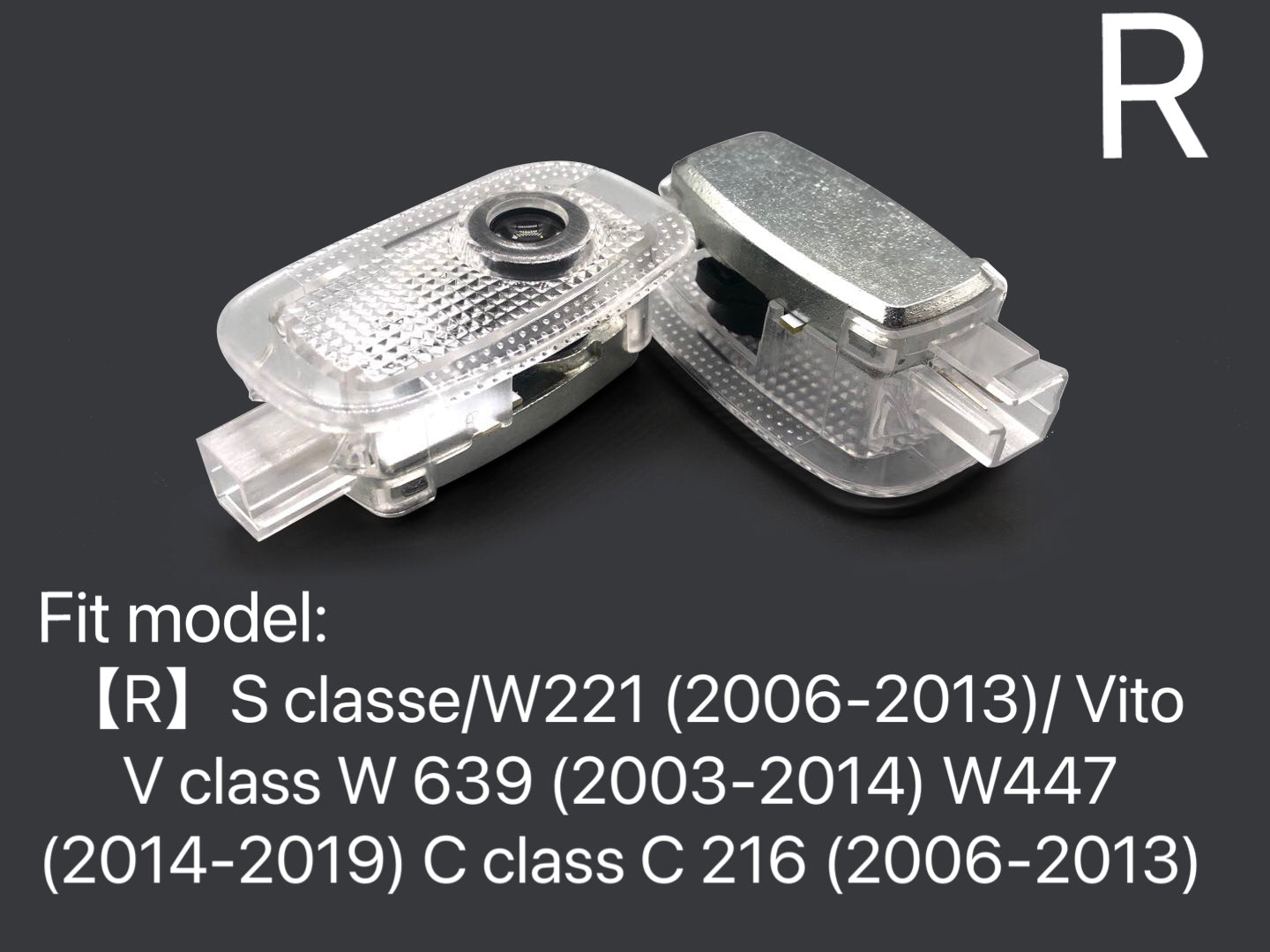 MERCEDES BENZ AMG LOGO PROJECTOT LIGHTS Nr.19 (Menge 1 = 1 Sets/2 Türleuchten)