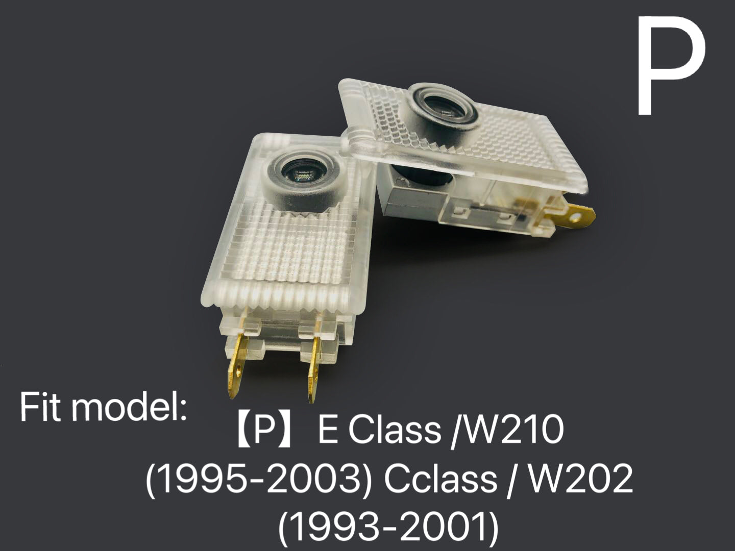 MERCEDES BENZ CARLSSON LOGO PROJECTOT LIGHTS Nr.29 (Menge 1 = 1 Sets/2 Türleuchten)