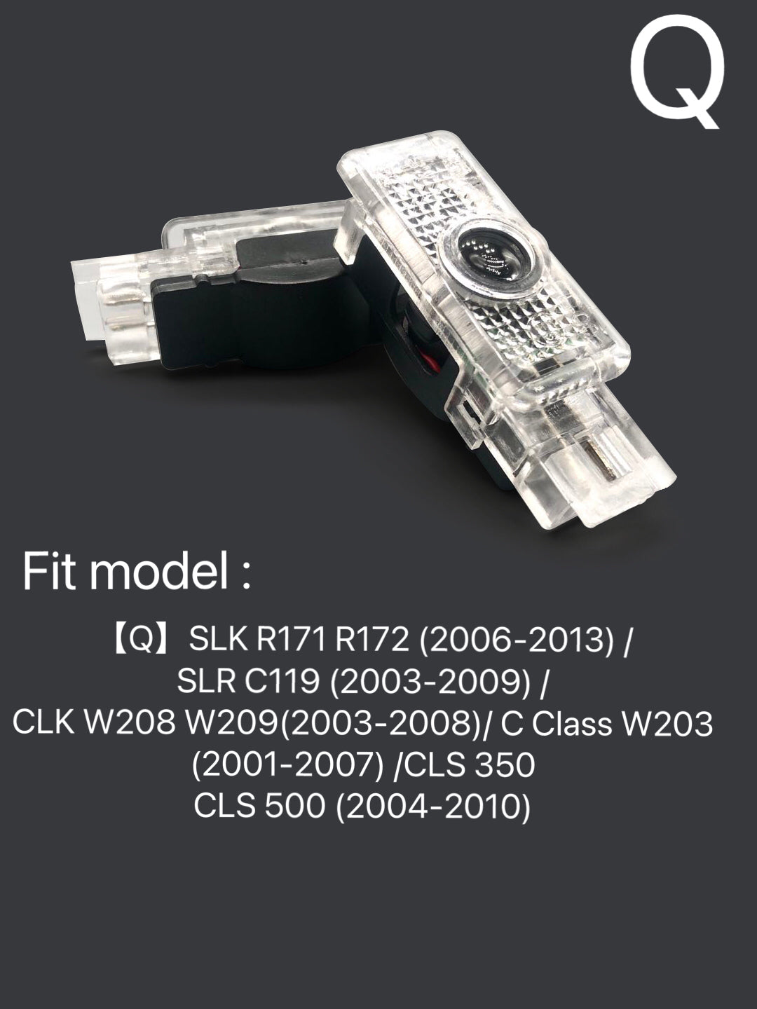 MERCEDES BENZ CARLSSON LOGO PROJECTOT LIGHTS Nr.29 (Menge 1 = 1 Sets/2 Türleuchten)