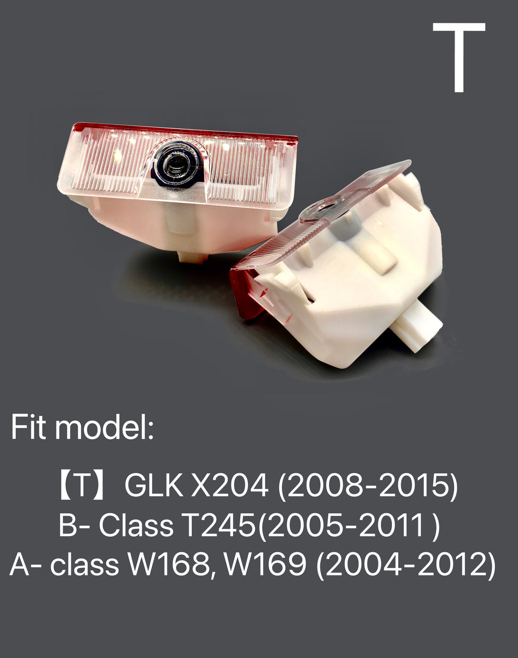 Mercedes - Benz logo Project LAMP No. 05 (quantity 1 = 1 set / 2 door lamps)