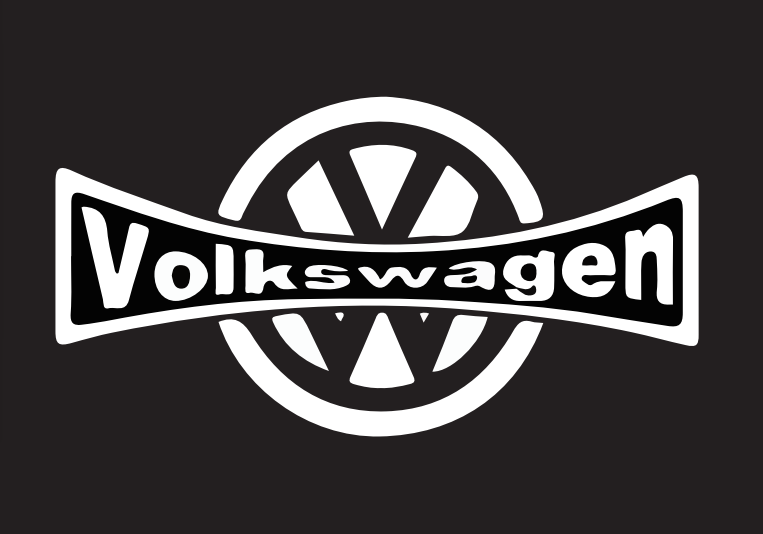 Volkswagen Türleuchten Logo Nr. 11 (Menge 1 = 2 Logofolien /2 Türleuchten)