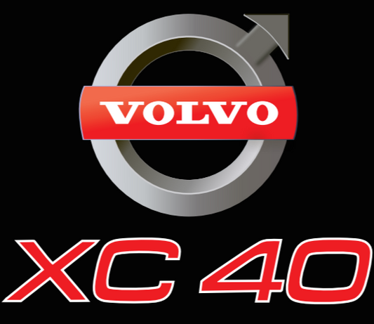 XC 40 LOGO LOGO PROJECROTR أضواء Nr.32 (الكمية 1 = 2 شعار فيلم / 2 أضواء الباب)