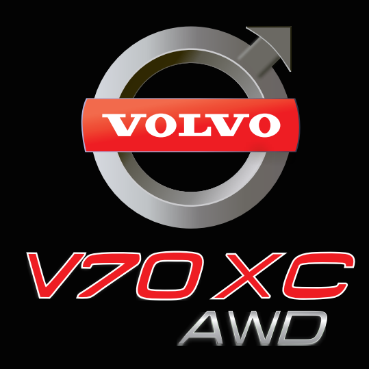 Volvo V 70 LOGO PROJECROTR LIGHTS Nr.05  (quantity  1 =  2 Logo Film /  2 door lights)