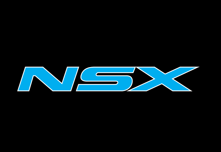 HONDA NSX (1990-2005) LUCI PROIETTORI LOGO Nr.03 (quantità 1 = 2 Pellicole Logo / 2 luci porta