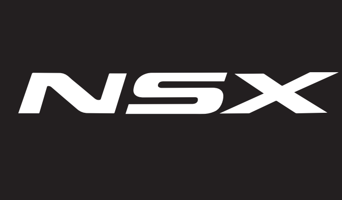 HONDA NSX (1990-2005) LUCI PROIETTORI LOGO Nr.01 (quantità 1 = 2 Pellicole Logo / 2 luci porta