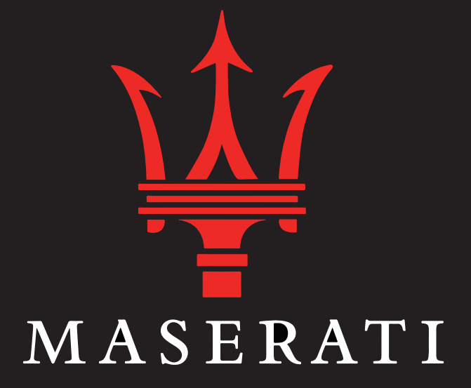 Maserati Sign Item No. 02 lamp (qty. 1 = 1 set / 2 Door Lights)