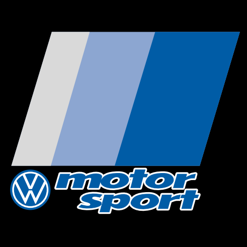 Volkswagen Door lights Motor Sport Logo n. 150 (quantità 1 = 2 pellicole logo / 2 da luci)