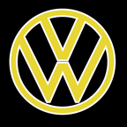 Volkswagen Porte luci Logo Nr. 160 (quantità 1 = 2 pellicole logo / 2 luci porta)
