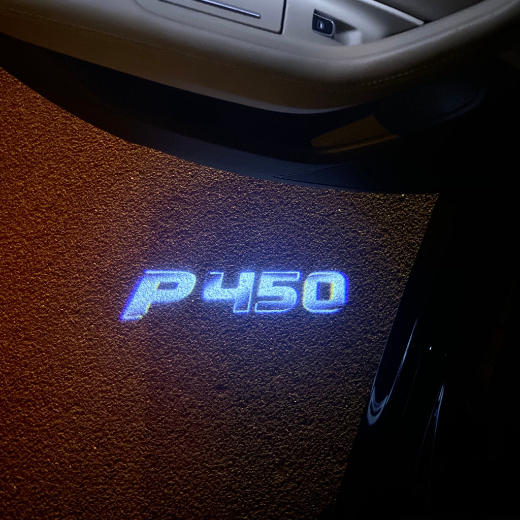 JAGUAR P 450 LOGO PROJECROTR LIGHTS Nr.58 (quantity 1 = 1 sets/2 door lights