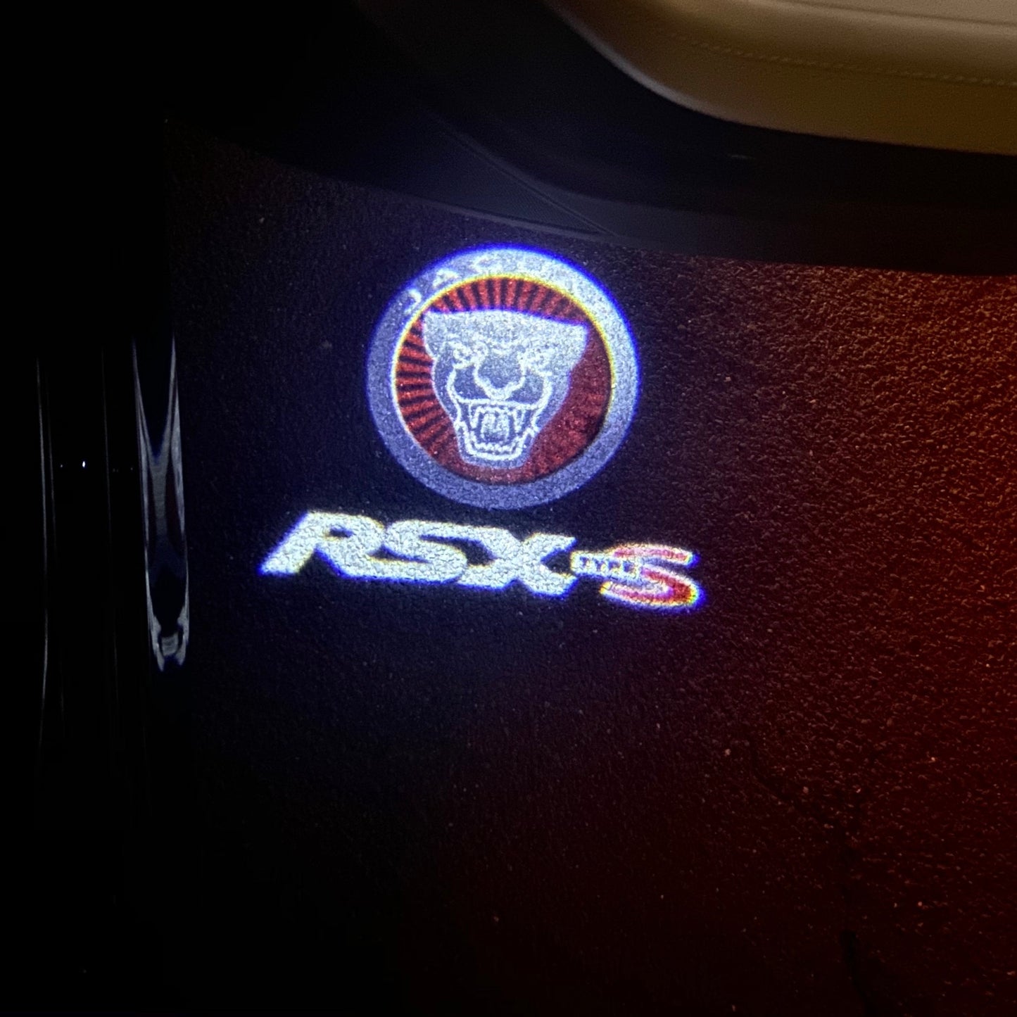 JAGUAR RSX S  LOGO PROJECROTR LIGHTS Nr.105  (quantity 1 = 1 sets/2 door lights)