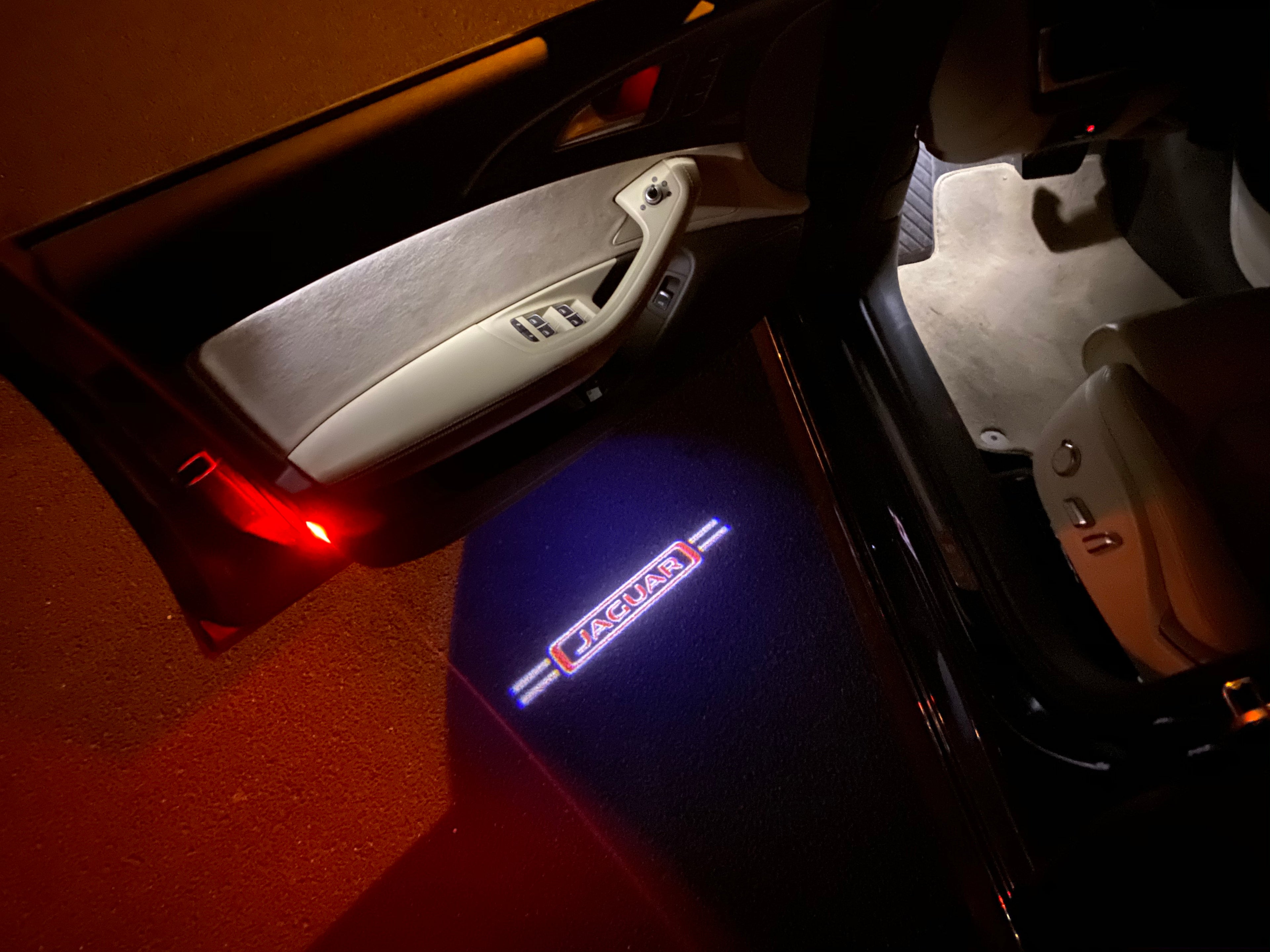 LUCI PROIETTORI LOGO JAGUAR Nr.13 (quantità 1 = 1 set / 2 luci porta)