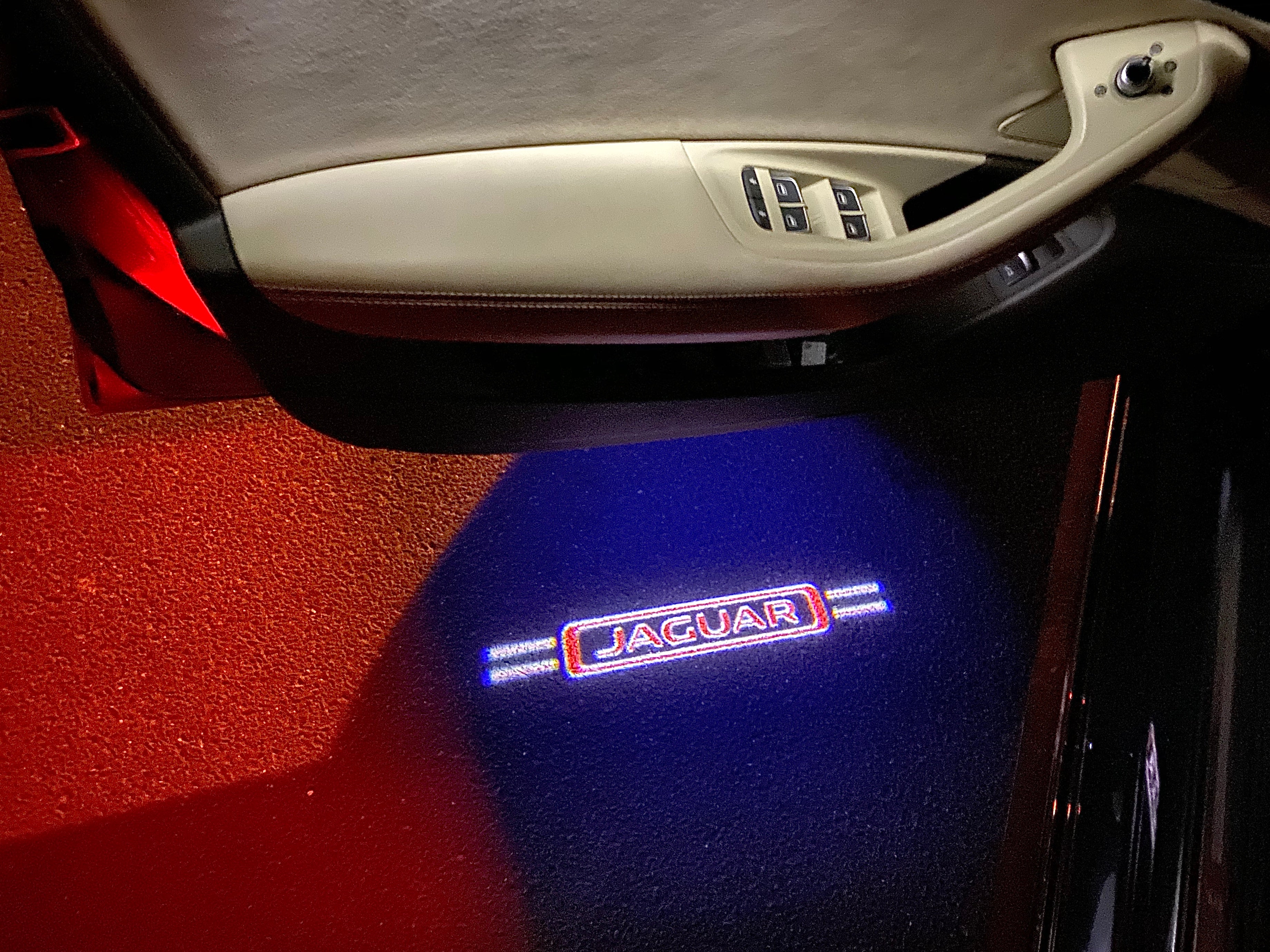 LUCI PROIETTORI LOGO JAGUAR Nr.13 (quantità 1 = 1 set / 2 luci porta)