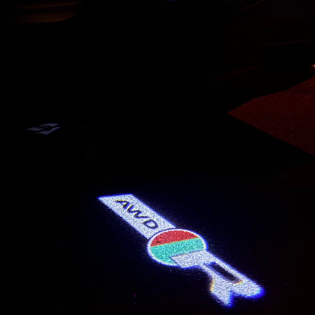 JAGUAR AWD R LOGO PROJECROTR LIGHTS Nr.67  (quantity 1 = 1 sets/2 door lights)