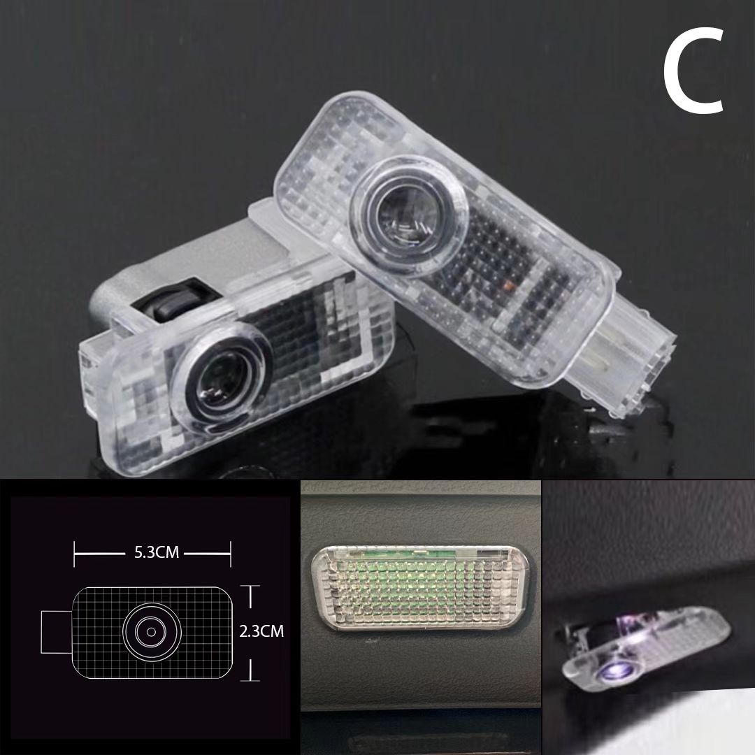 سكودا LOGO PROJECTOR LIGHTS Nr.101 (الكمية 1 = 2 شعار فيلم / 2 باب)