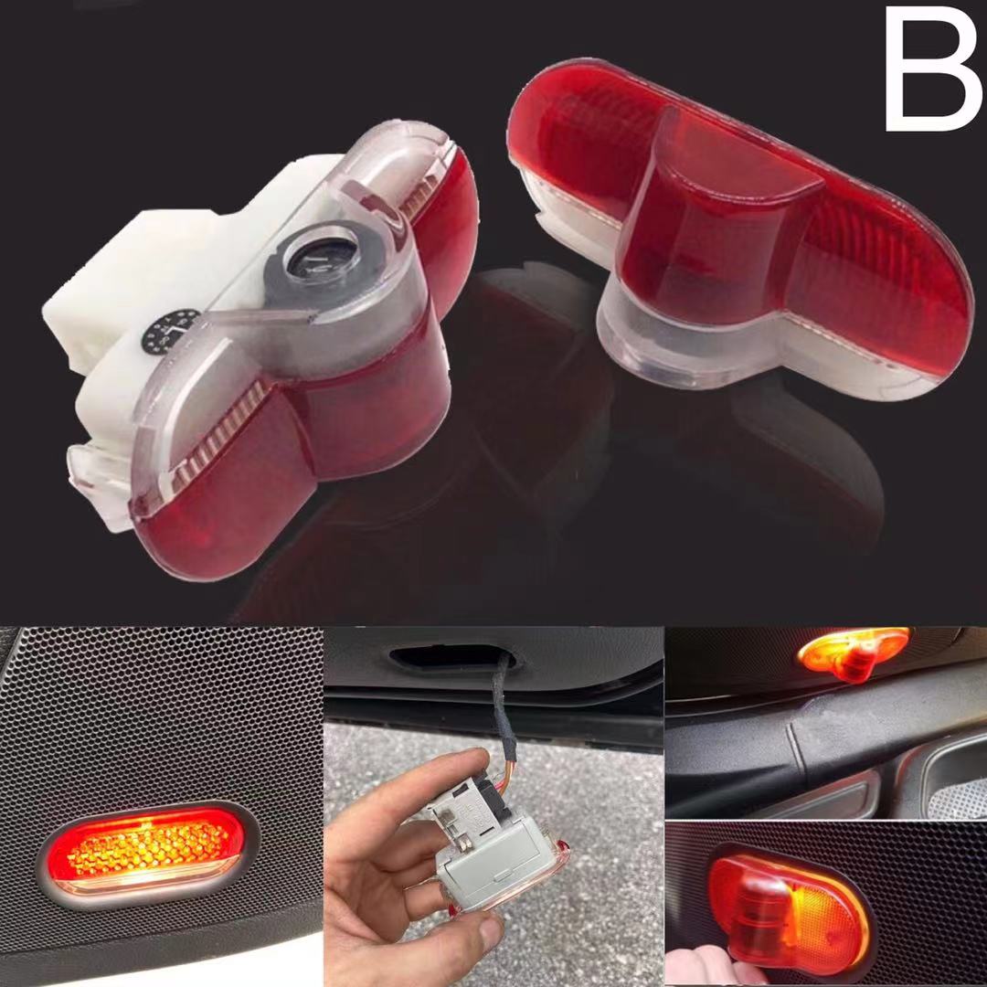 SKODA Laurin & Klement LOGO LOGO PROJECTOR LIGHTS Nr.19 (الكمية 1 = 2 فيلم شعار / 2 أضواء باب)